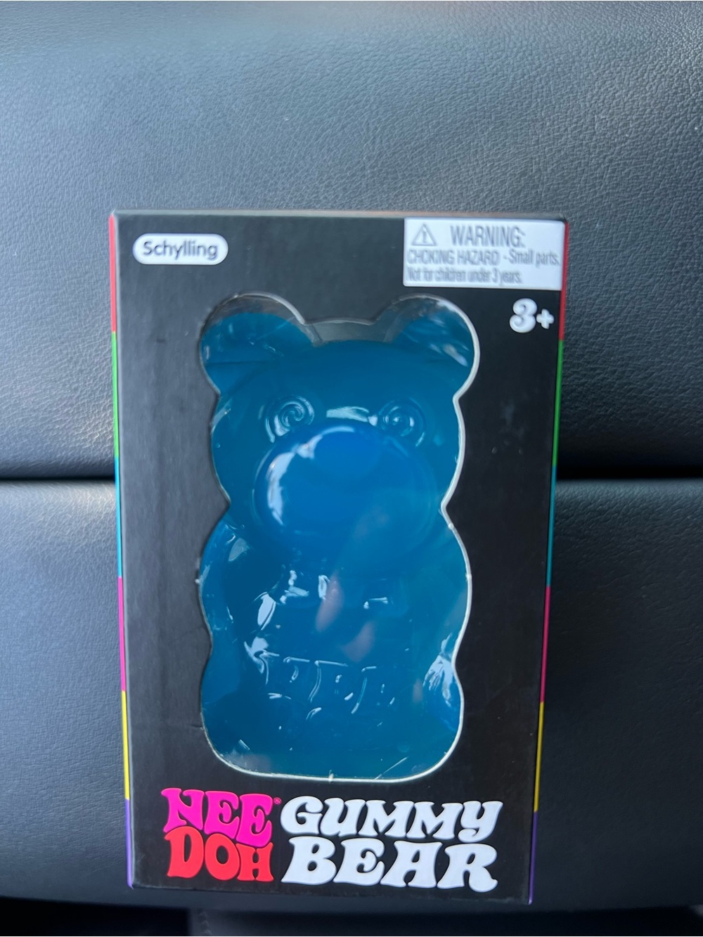 Nee Doh Blue Gummy Bear Squishy Toy